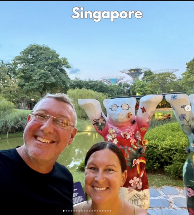 Aaron and Amanda at Gardens by the Bay, Singapore